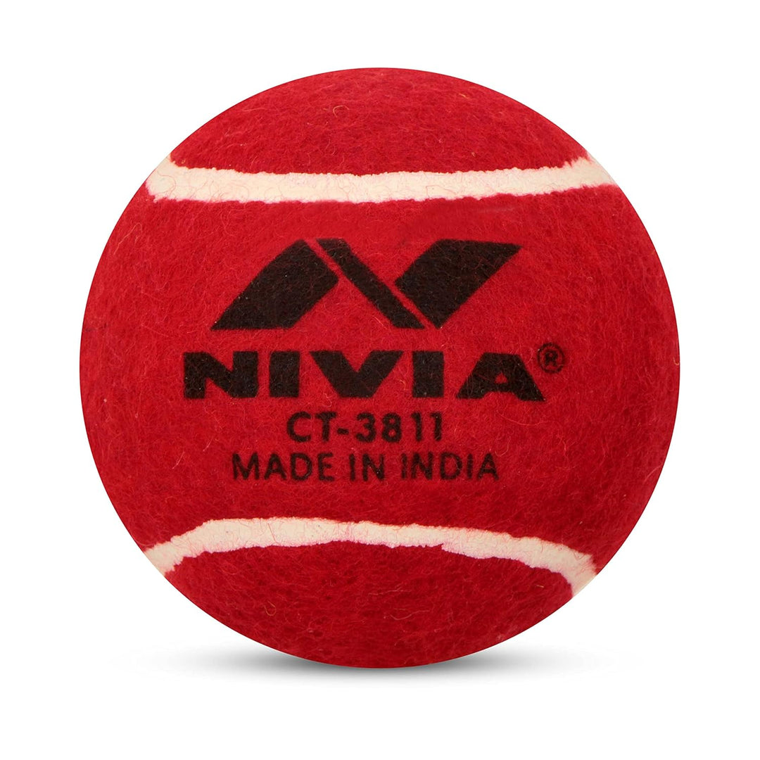 Nivia CT 3812 Cricket Hard Tennis Ball