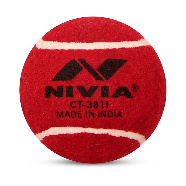 Nivia CT 3812 Cricket Hard Tennis Ball