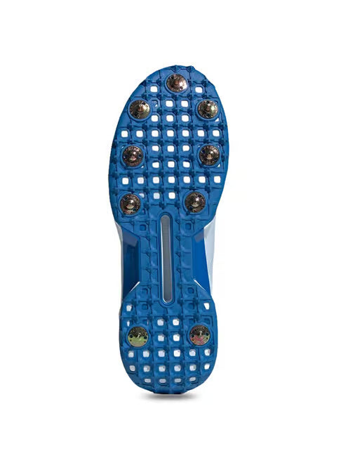 Adidas 22 Yard White Royal Blue Spikes Cricket Shoes @ Sole View