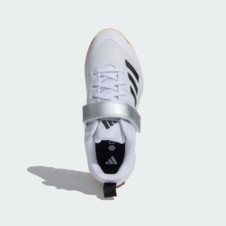 Adidas Scorerun 2.0 Cloud Tangerine White Core Black Rubber Cricket Shoes @ Front Up View 4