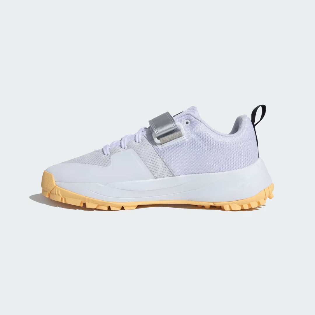 Adidas Scorerun 2.0 Cloud Tangerine White Core Black Rubber Cricket Shoes @ Side View 3