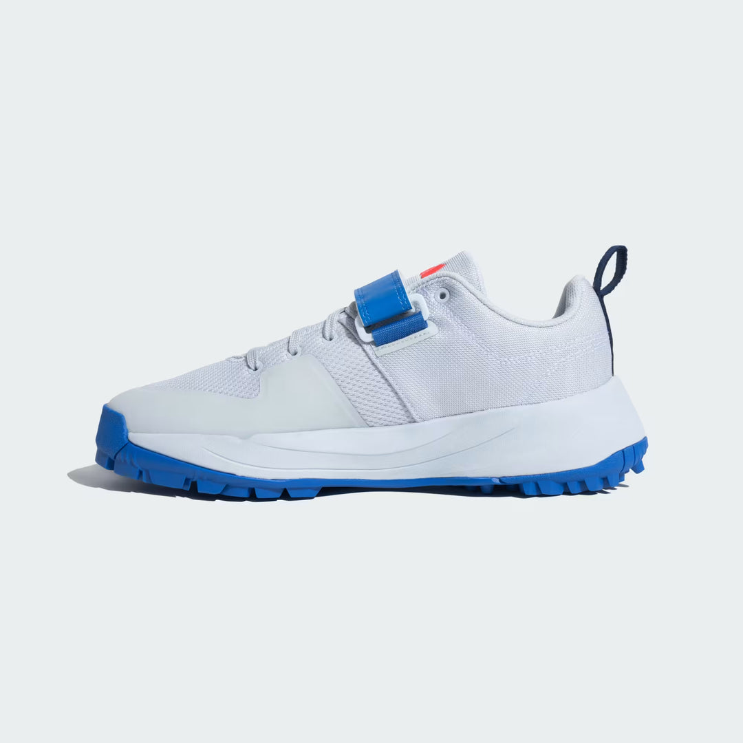 Adidas Scorerun 2.0 Halo Blue Lucid Red Bright Royal Rubber Cricket Shoes @ Side View 4