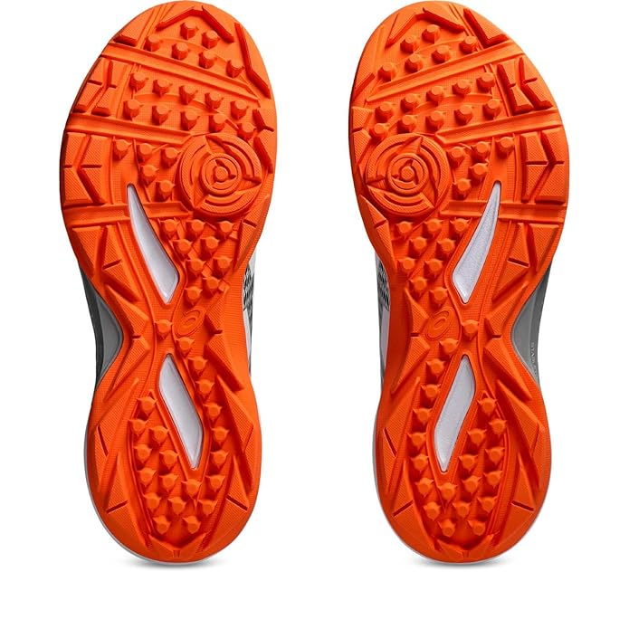 Asics GEL Peake 3 Cricket Shoes White Midnight @ Sole View 2