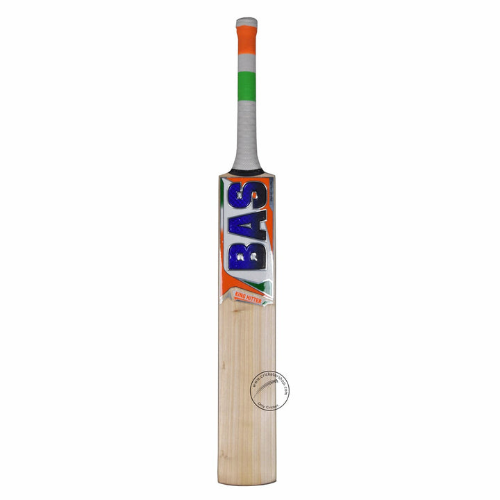 BAS Vampire King Hitter English Willow Cricket Bat Size SH @ Front View