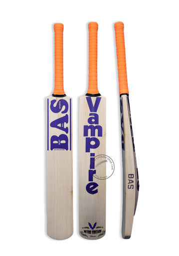 BAS Vampire MSD Retro Vintage Classic English Willow Cricket Bat Size SH