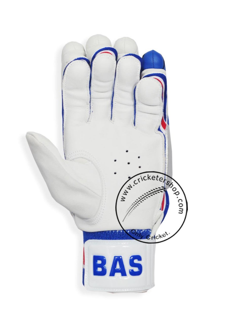 BAS Vampire Player Edition Cricket Batting Gloves Mens Size Right and Left Handed @Left Front View