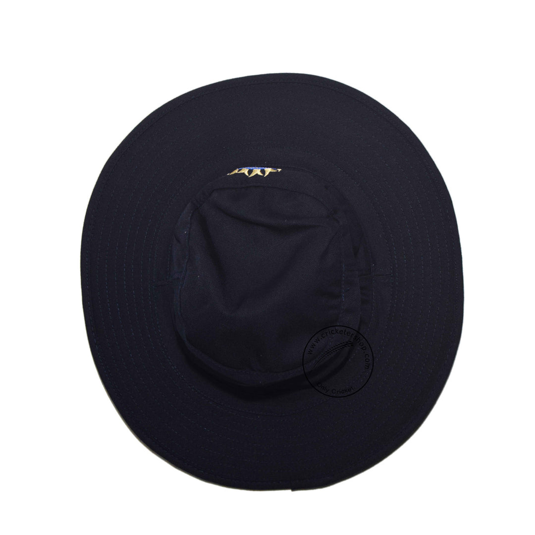 BCCI Cricket Hat Black Colour @ Top View