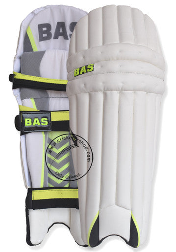 Bas Vampire Millennium Cricket Batting Leg Guard Pads Mens Size