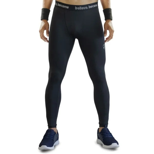 SG Xtreme Cricket Compression Pant Black Size @ Front View