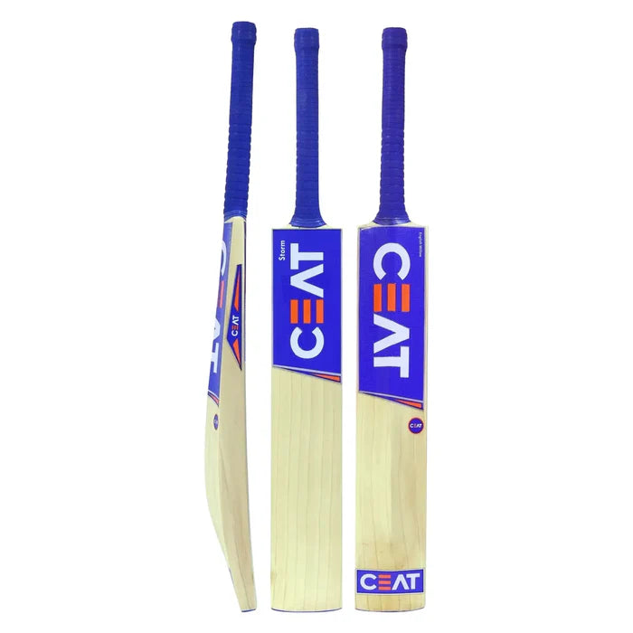Ceat Storm English Willow Cricket Bat Size SH@front view