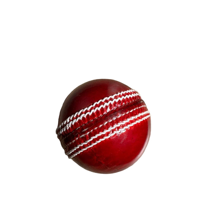 Custom Plain Cricket Leather Ball Colour @ Side View