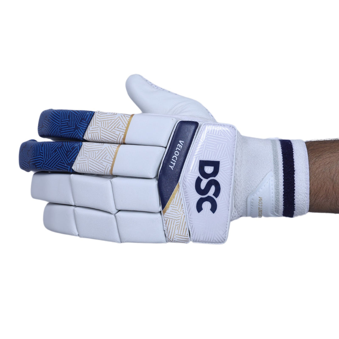 DSC Velocity Cricket Batting Gloves Mens Size@Left view