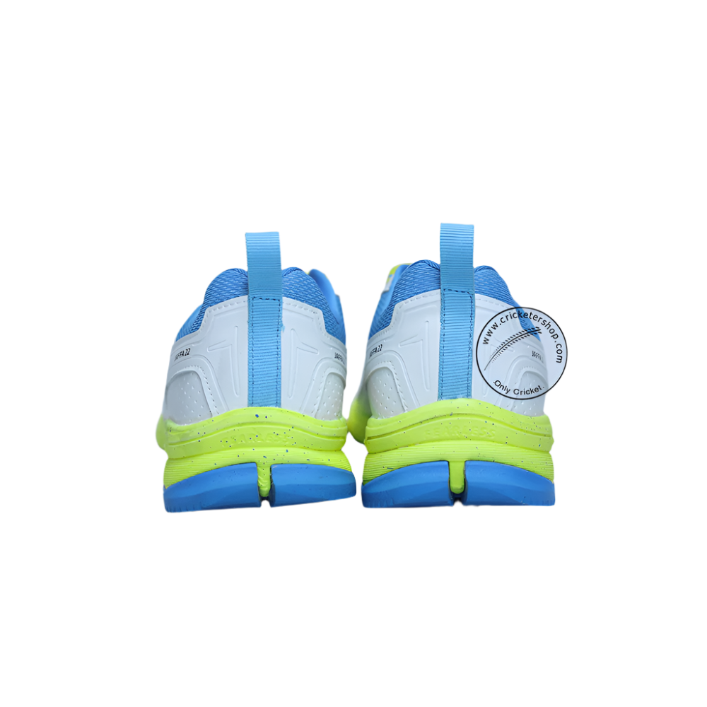 Dsc Jaffa 22 Lime Cricket Rubber Shoes@ Back View