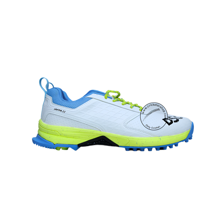 Dsc Jaffa 22 Lime Cricket Rubber Shoes@ Side View