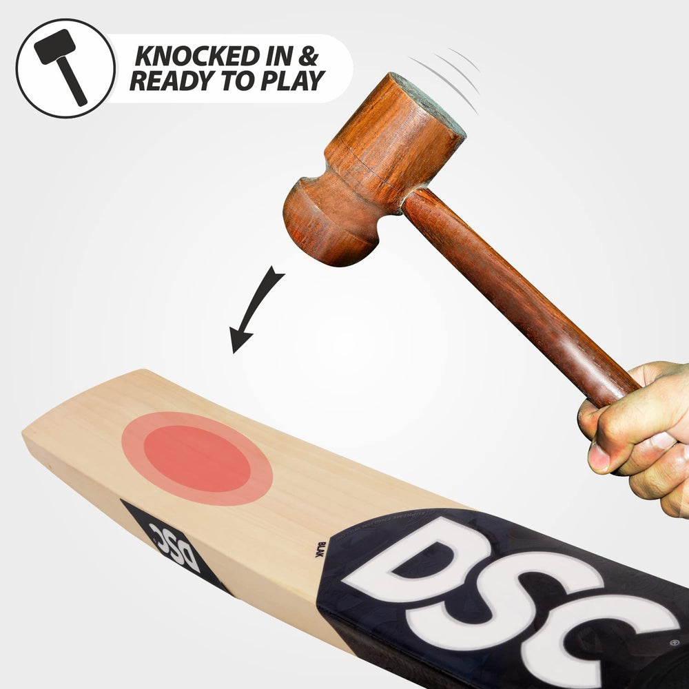 DSC Blak 35 English Willow Cricket Bat Size SH @ Front View 2