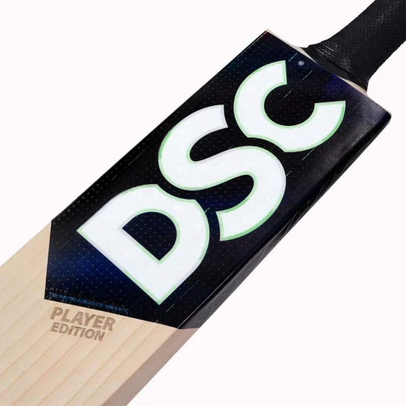 DSC Blak Players Edition Shahrukh Khan English Willow Cricket Bat Size SH @ Face View