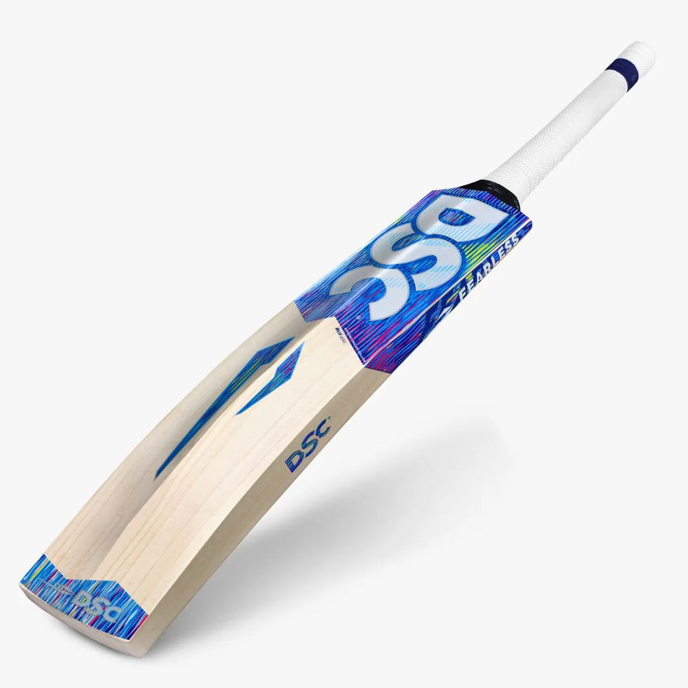 DSC Blu 400 English Willow Cricket Bat Size SH@front view1
