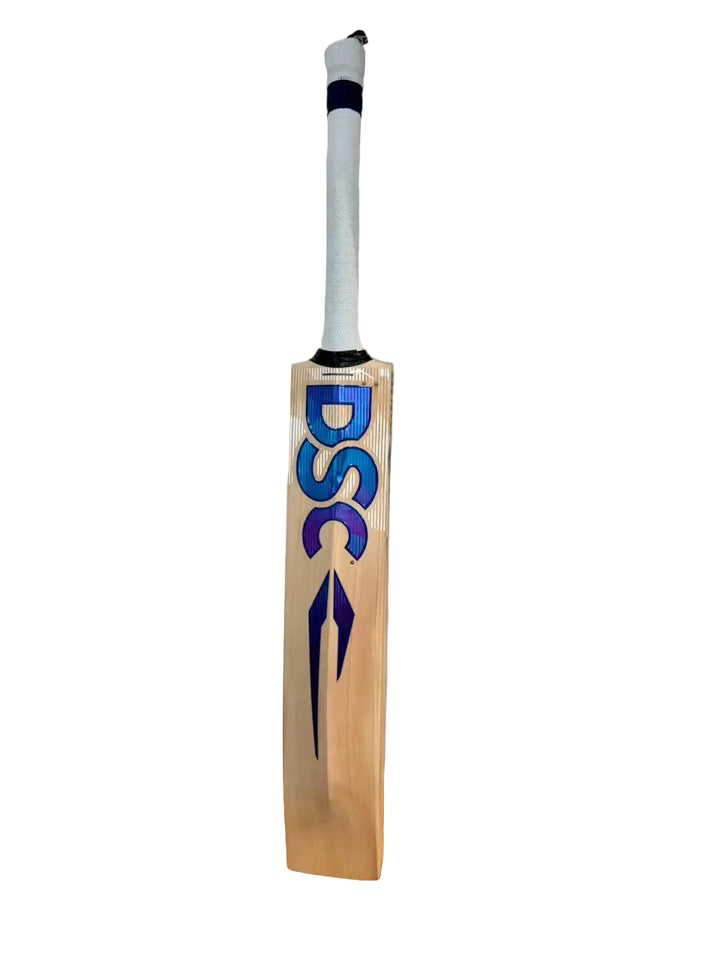 DSC Blu Maverick English Willow Cricket Bat Size SH @Back View