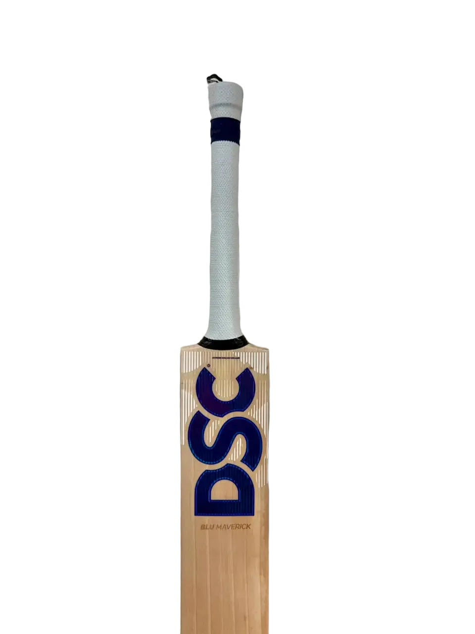DSC Blu Maverick English Willow Cricket Bat Size SH @Face View
