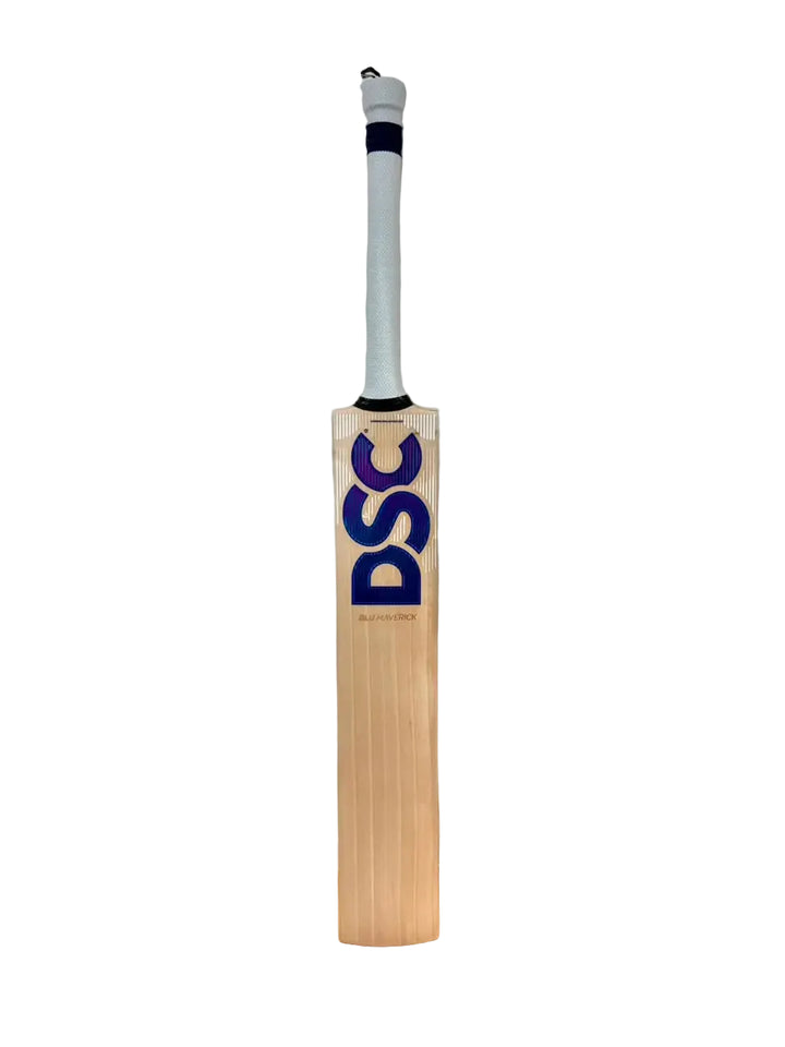 DSC Blu Maverick English Willow Cricket Bat Size SH @Front View