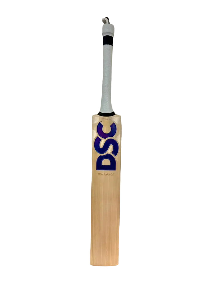 DSC Blu Mirage English Willow Cricket Bat Size SH @ Front View