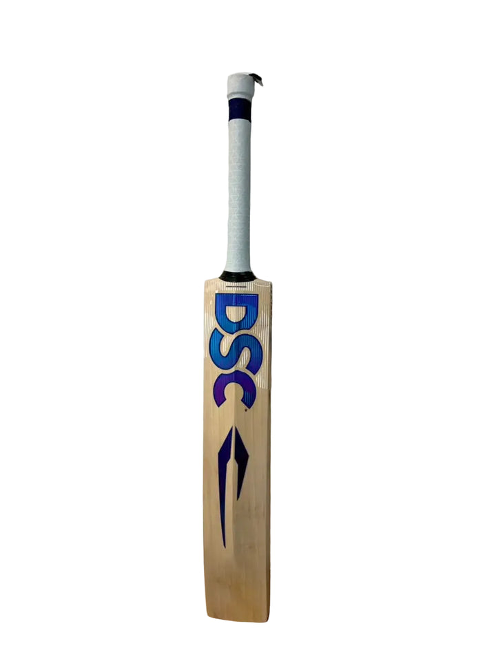 DSC Blu Monza English Willow Cricket Bat Size SH @ Back View