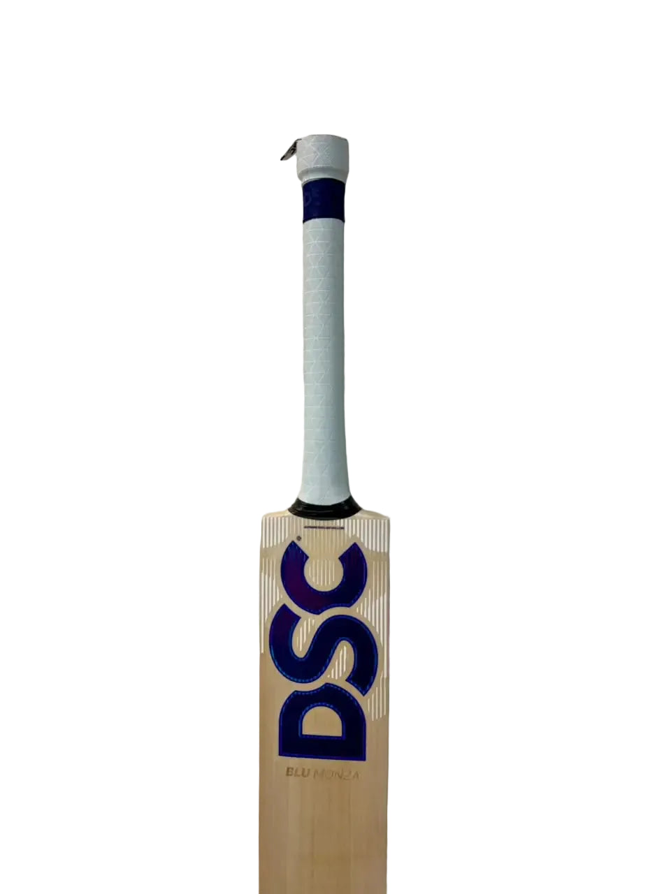 DSC Blu Monza English Willow Cricket Bat Size SH @ Face View
