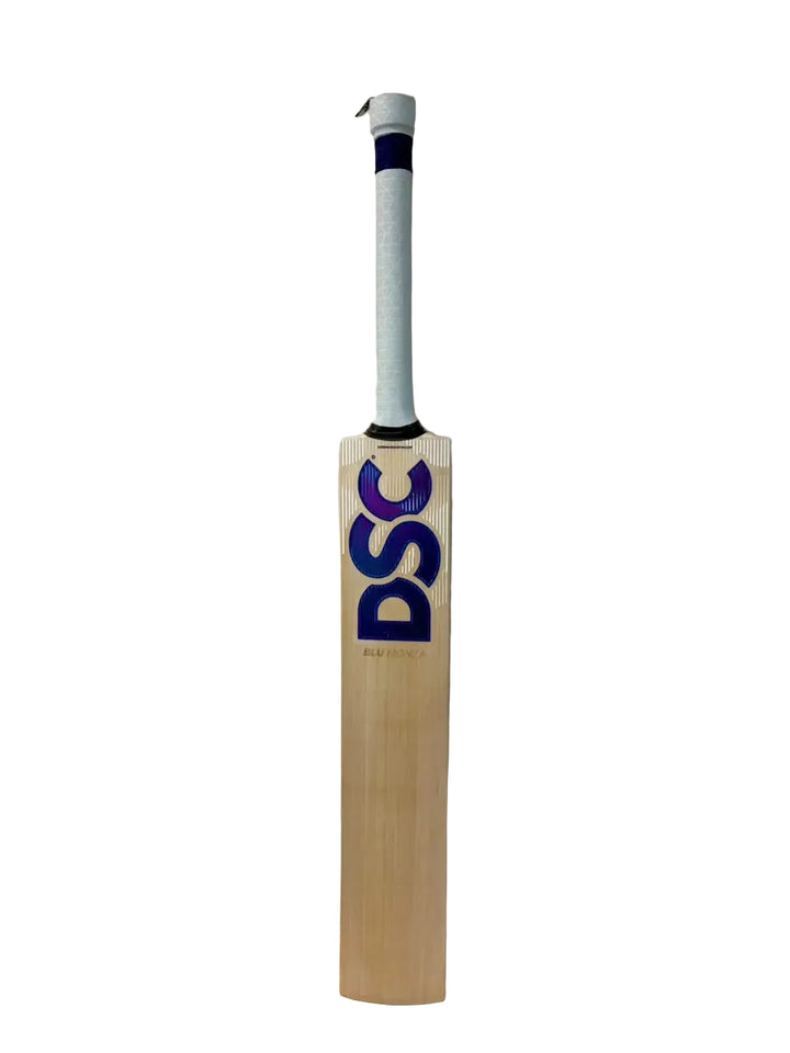 DSC Blu Monza English Willow Cricket Bat Size SH @ Front View