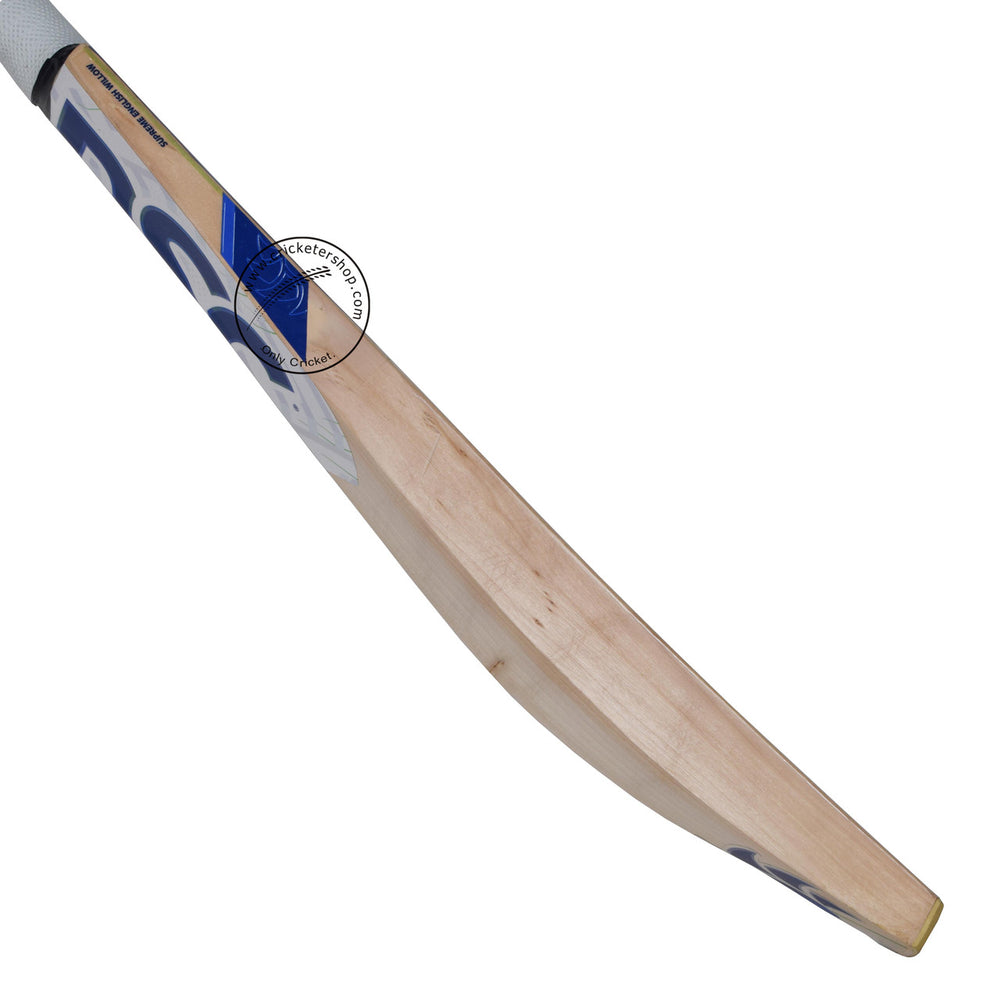 DSC Blu PRO English Willow Cricket Bat Size SH @ Spine View