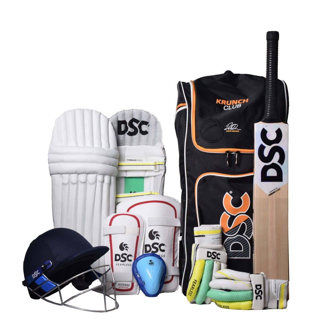 DSC Club Full Kit Kashmir Willow Cricket Kit @ Complete View