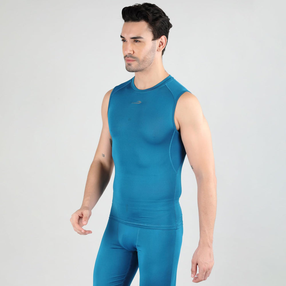 DSC Compression Sando Cricket MPS 320 Colour Azure Size@front view2