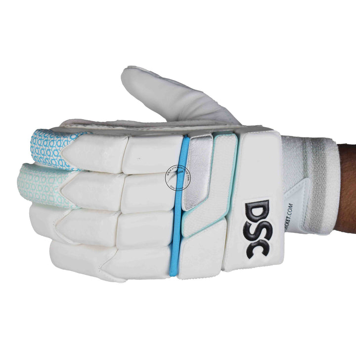 DSC Cynos 44 Cricket Batting Gloves Size @ Left Back View