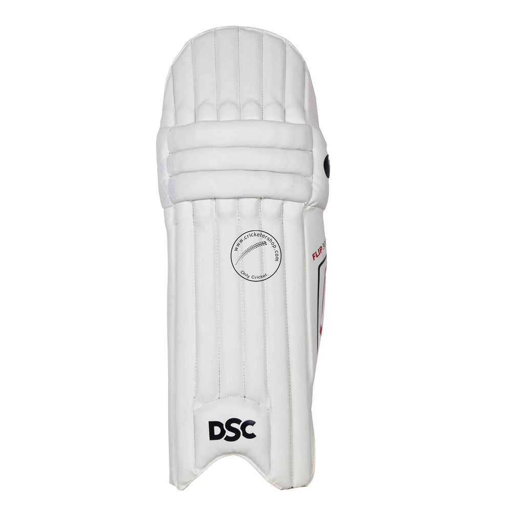 DSC Flip 300 Cricket Batting Pads Leg Guard Pad Size @ Front View