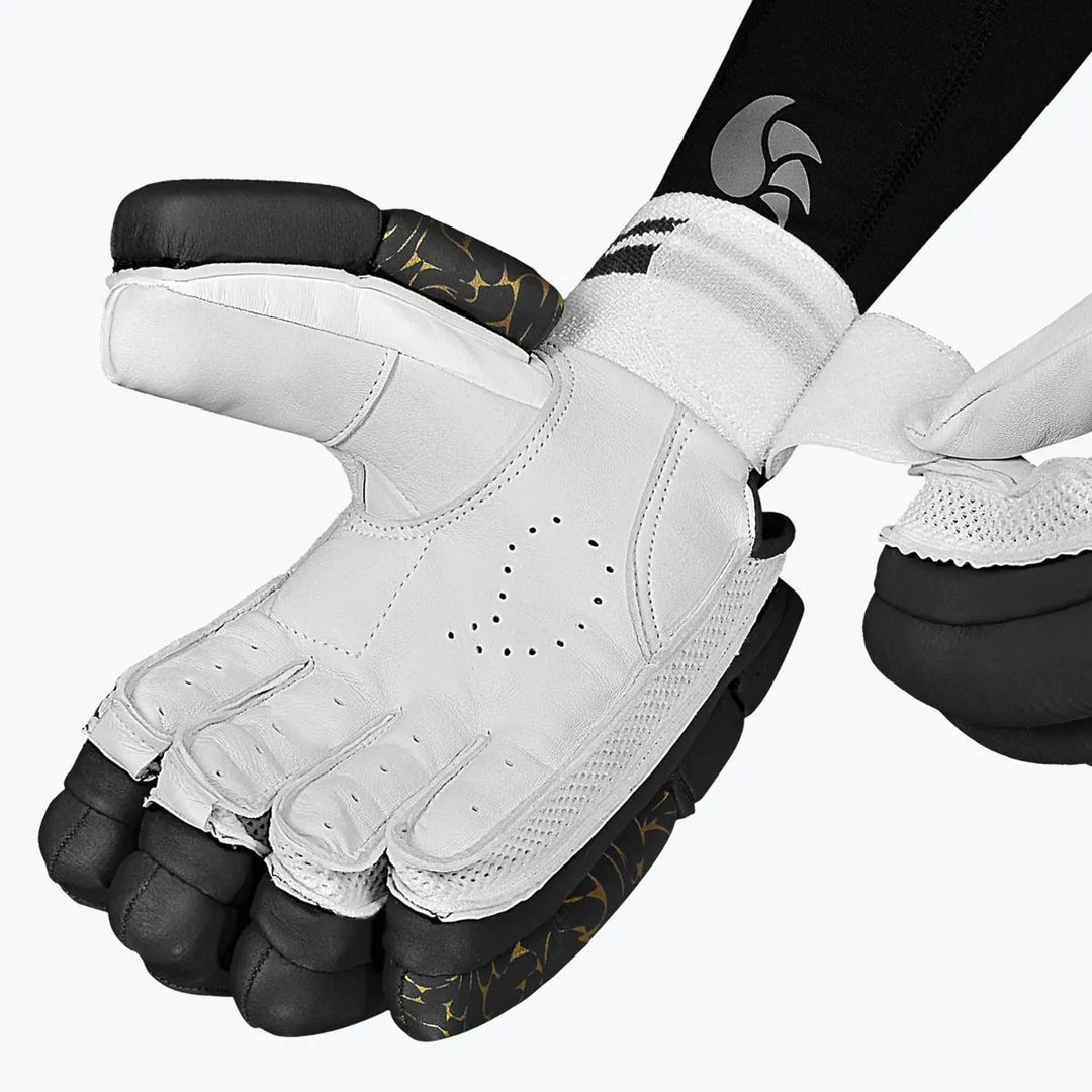DSC Flite 20/20 Black Cricket Batting Gloves Size @ Right Back View 2