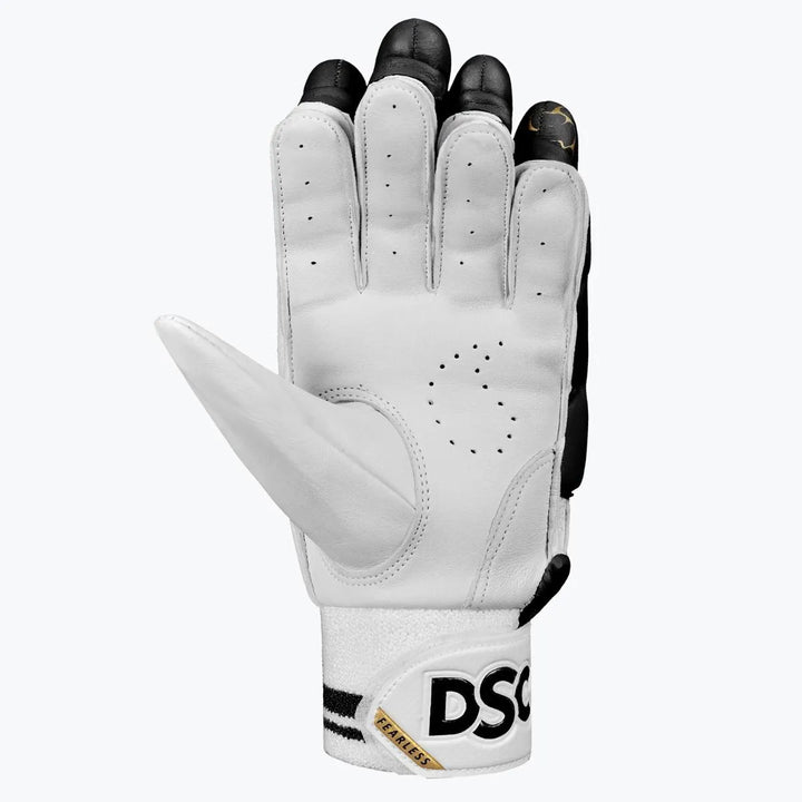 DSC Flite 20/20 Black Cricket Batting Gloves Size @ Right Front View 2