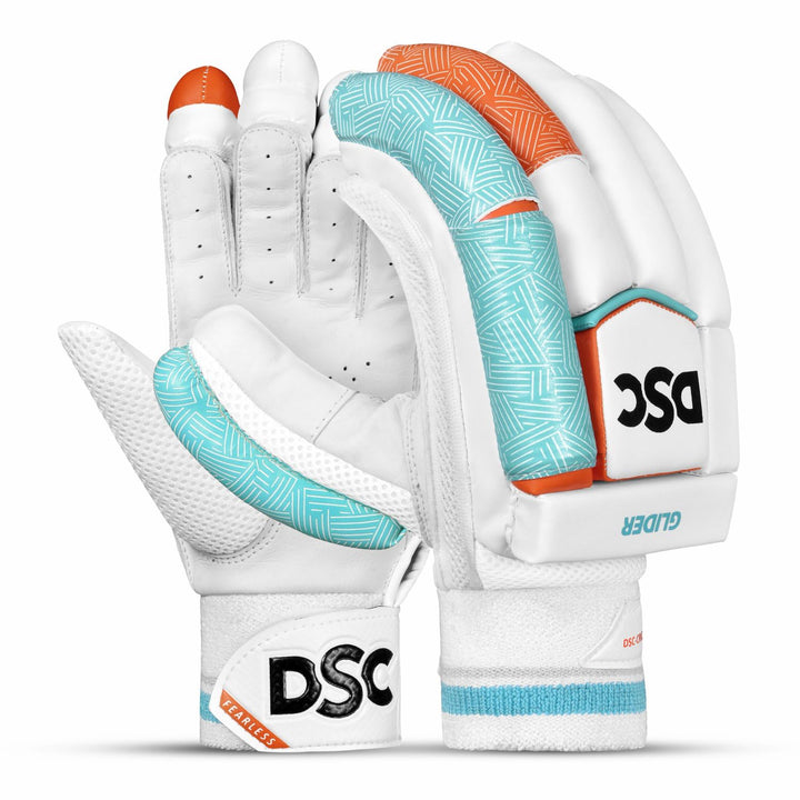 DSC Glider Cricket Batting Gloves Mens Size@front view 4