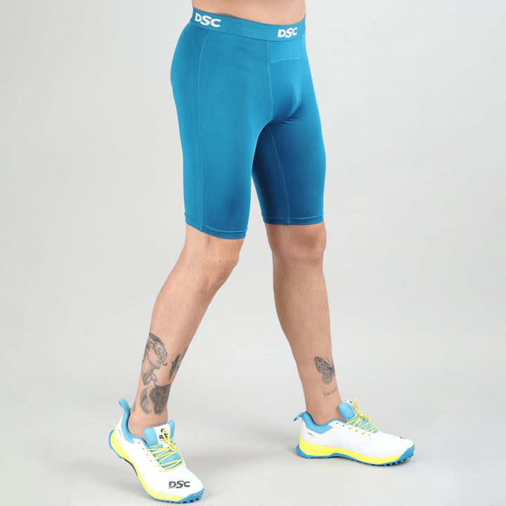 DSC Half Tight Compression MPT 323 Colour Azure Size @ Side View