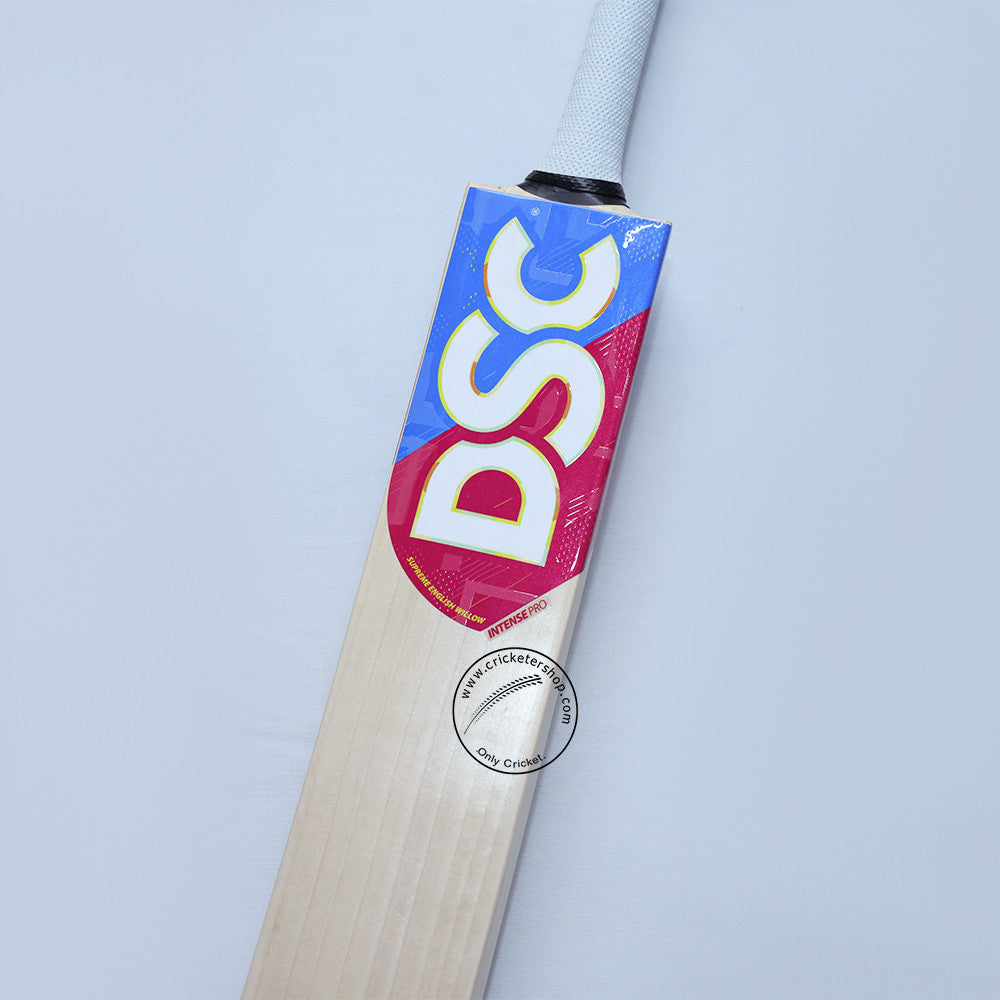 DSC Intense Pro English Willow Cricket Bat Size SH@Close View