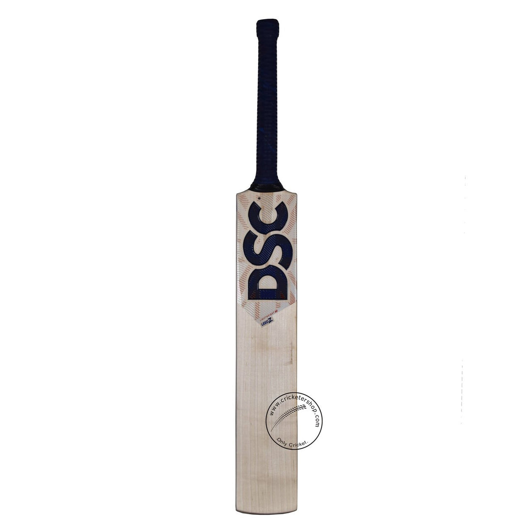 DSC Leedz English Willow Cricket Bat Size SH @ Front View