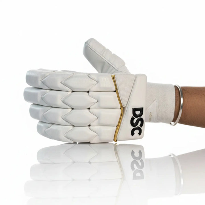 DSC Limited Edition Cricket Batting Gloves @ Left Back View