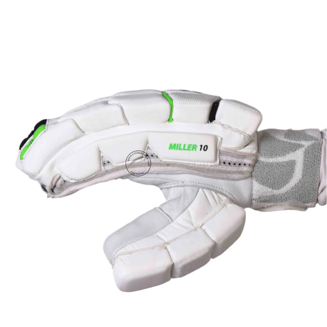 DSC Miller 10 Cricket Batting Gloves Mens Size @ Side View