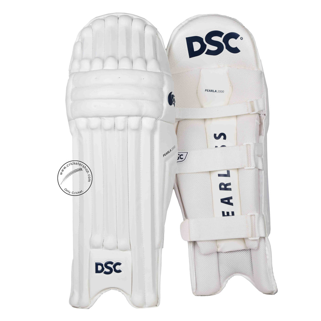 DSC Pearla 2000 Cricket Batting Leg Guard Pads Size @ Composite View