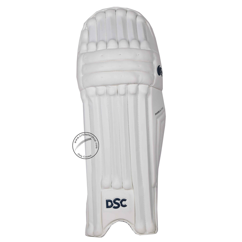 DSC Pearla 2000 Cricket Batting Leg Guard Pads Size @ Front View