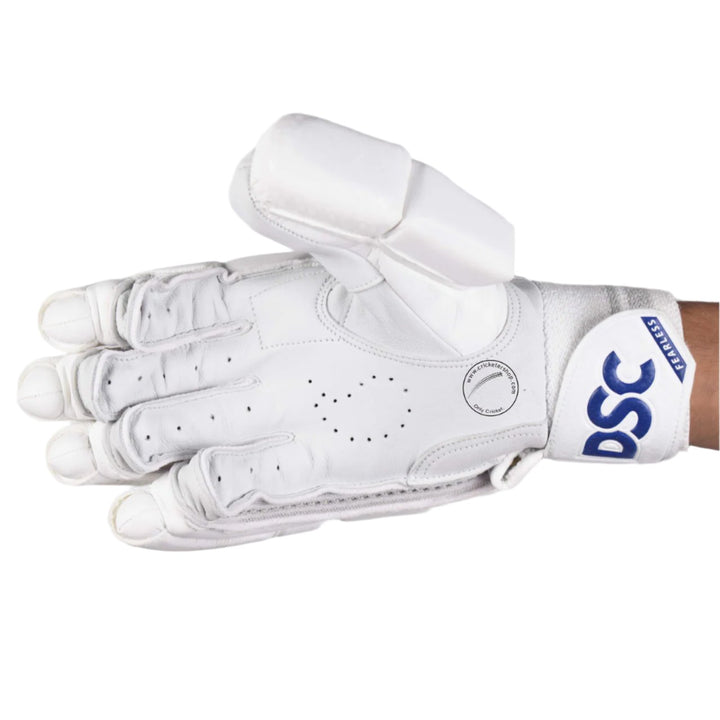 DSC Pearla Player Cricket Batting Gloves Youth Size @ Right Front View