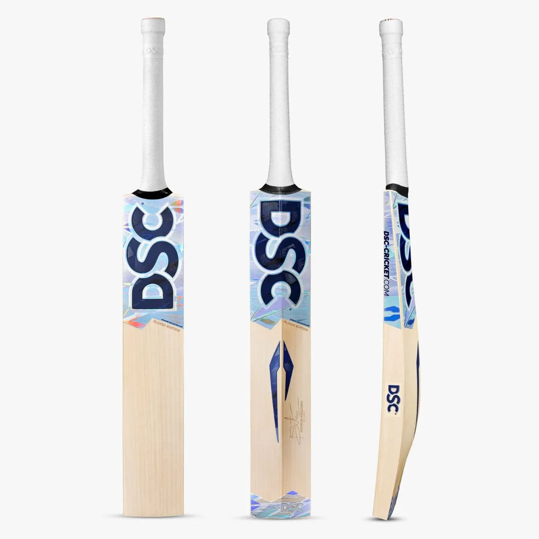 DSC Pearla Players Edition Pathum Nissanka English Willow Cricket Bat Size SH@front view
