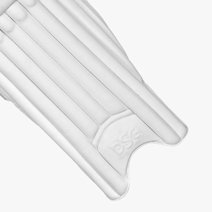 DSC Players Cricket Batting Leg Guard Pads Mens Size @ Front View 2