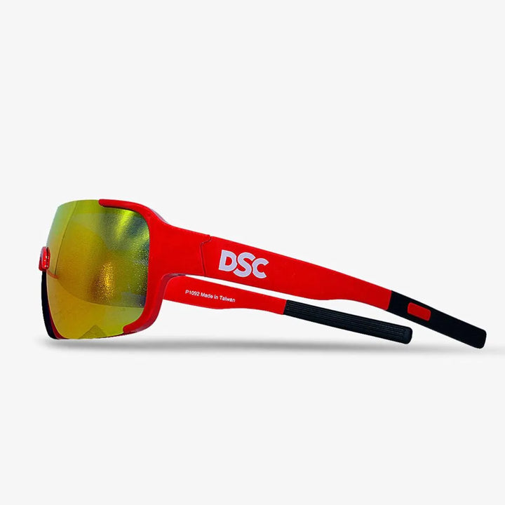 DSC Polarized Speed Cricket Sunglasses Red @ Side View