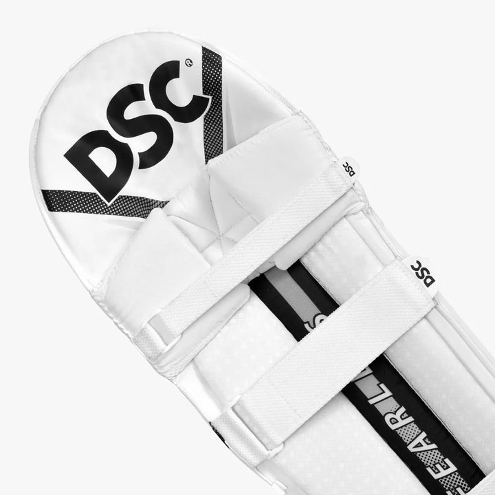 DSC Pro X Cricket Batting Leg Guard Pads Mens Size @Back Top View