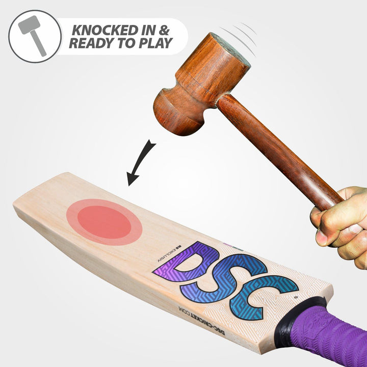 DSC RS Exclusive Selected Willow Cricket Bat Size SH @ Front View 4