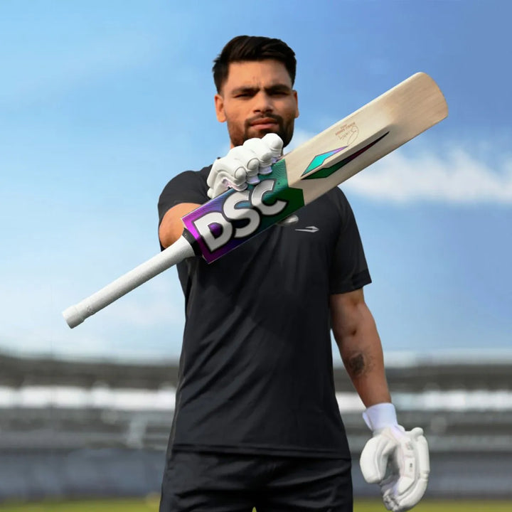 DSC Rinku Singh RS 35 (God's Plan) English Willow Cricket Bat Size@front view5